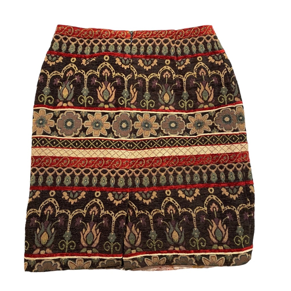 Mario Serrani Woven Tapestry Style Mini Skirt Boho Women’s 4